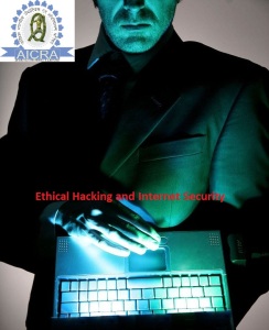 A man holding laptop.Business be aware of hacking and crime.